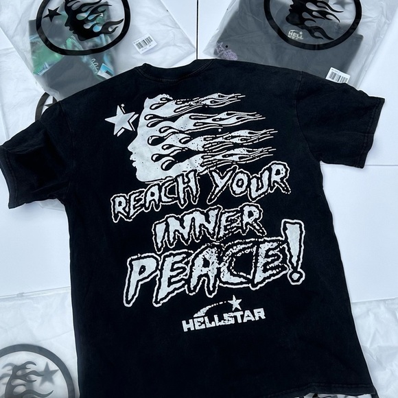 Black hellstar records tee - Picture 2 of 3